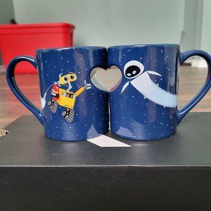 Disney Pixar Wall-E & Eve Mug Set